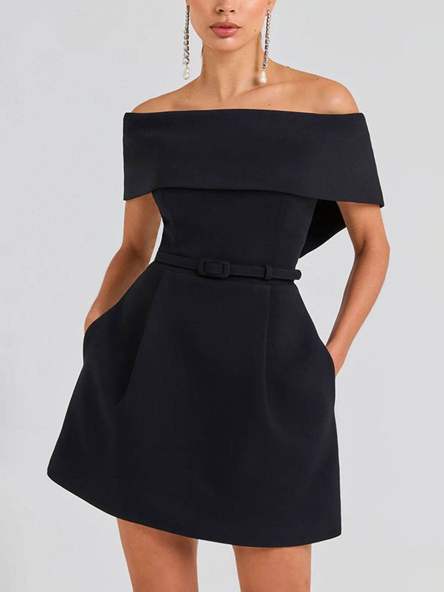 Damska Elegancka Sukienka Koktajlowa | Mini