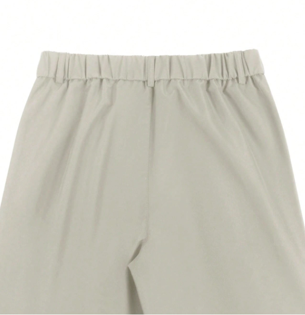 Męskie Klasyczne Spodnie Slim Fit z Bocznymi Kieszeniami