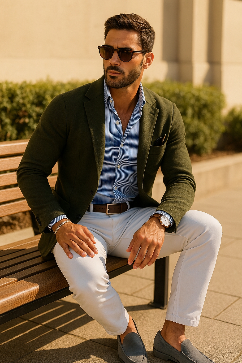 Męska Uniwersalna Marynarka Modna