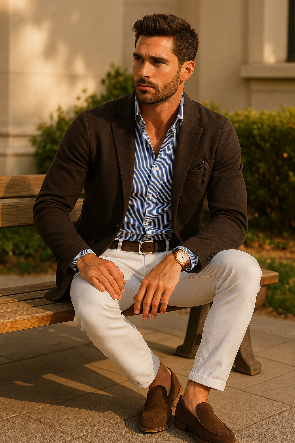 Męska Uniwersalna Marynarka Modna