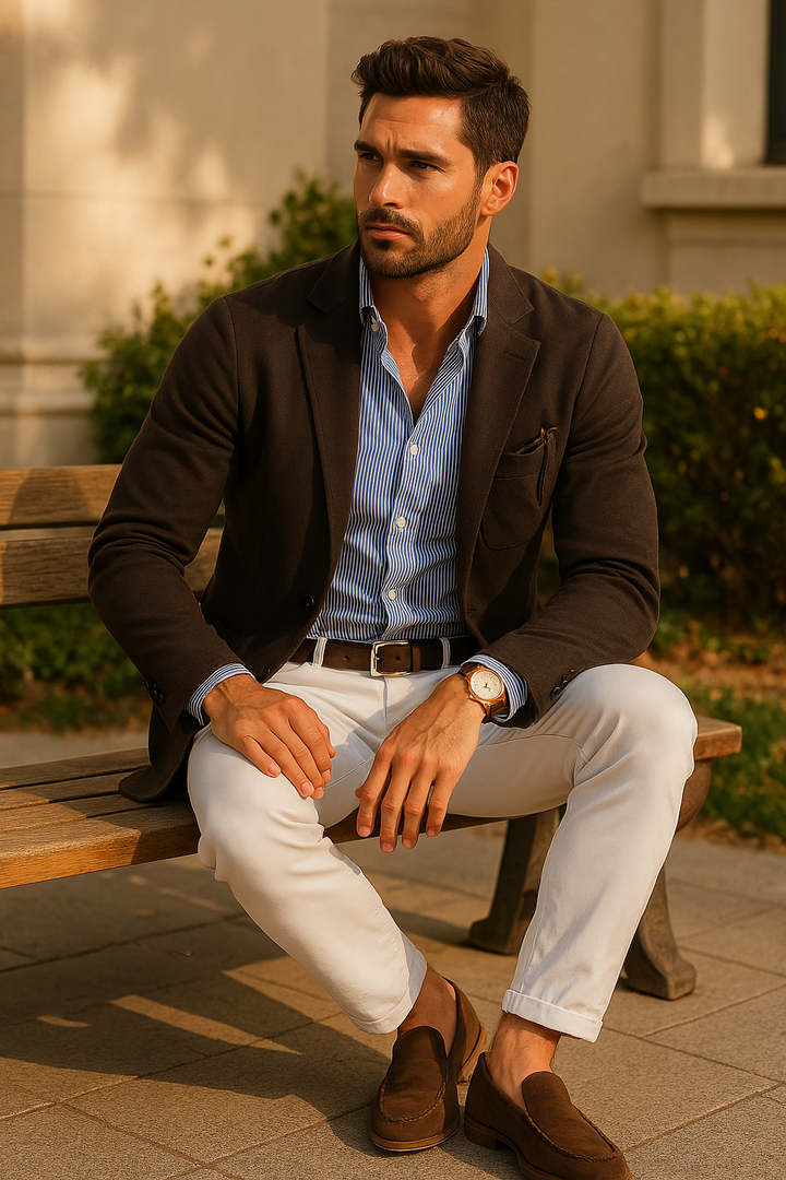 Męska Uniwersalna Marynarka Modna