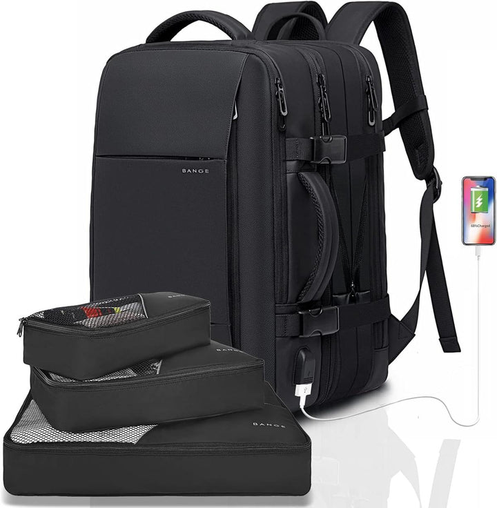 Męski Rozszerzalny Plecak Podróżny - Wodoodporny i wielofunkcyjny