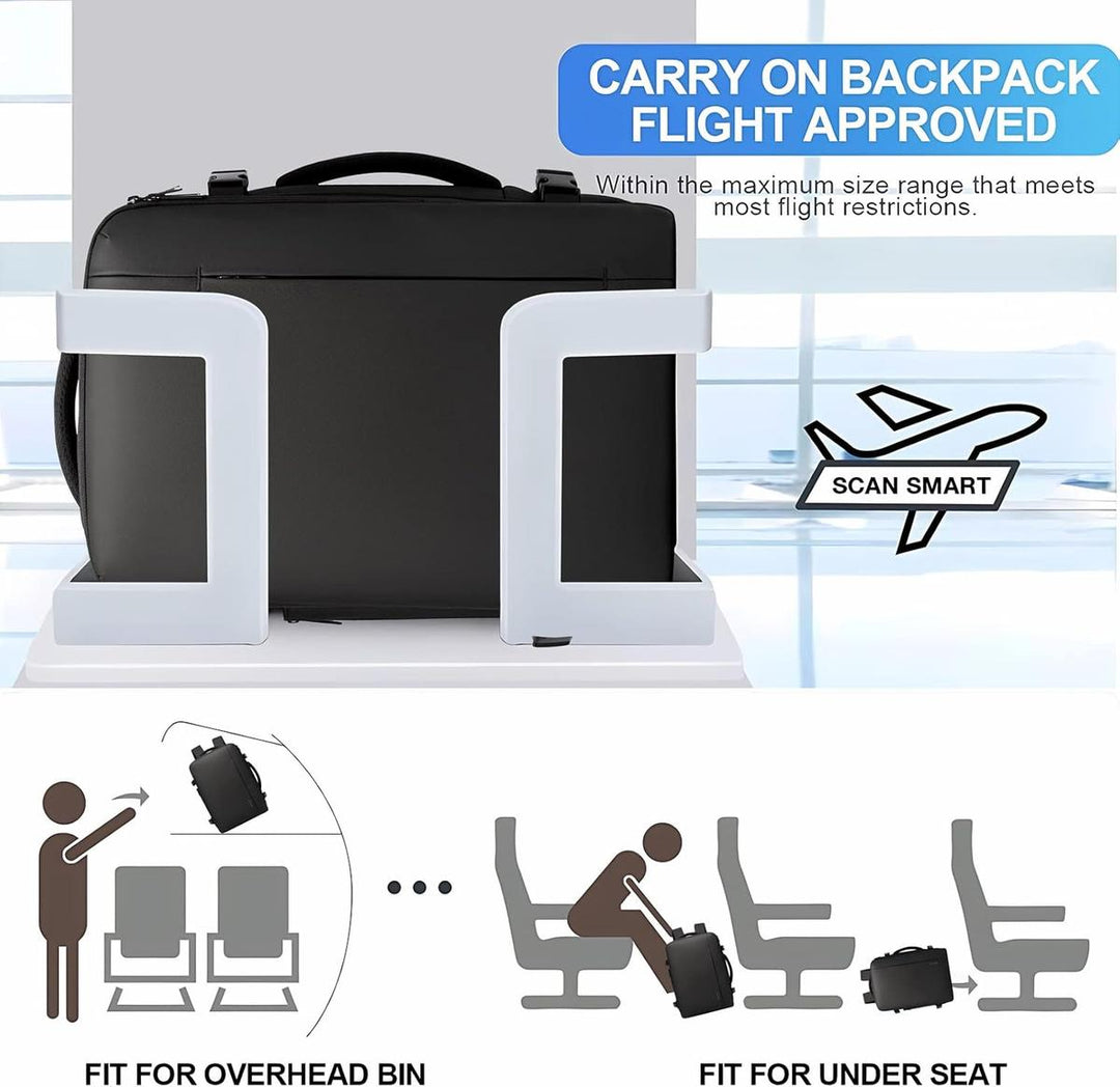 Męski Rozszerzalny Plecak Podróżny - Wodoodporny i wielofunkcyjny