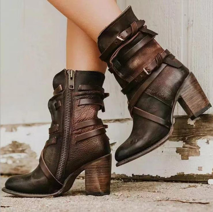 Damskie Wysokie Bezpieczne Buty Zimowe Wygodne