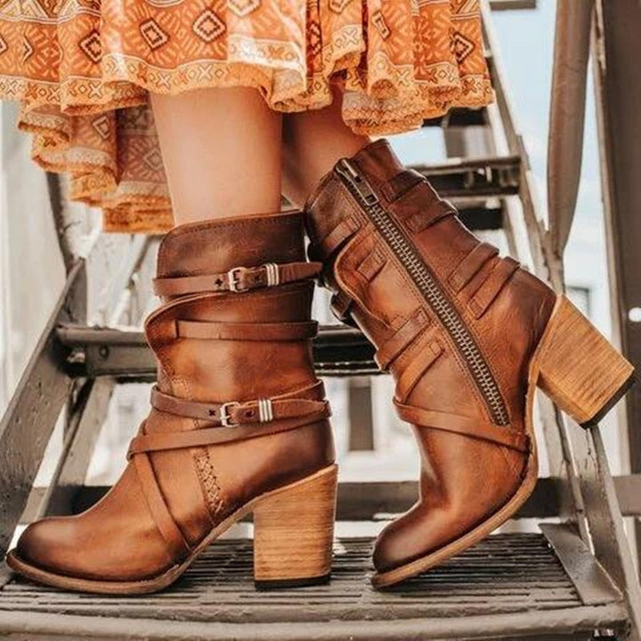 Damskie Wysokie Bezpieczne Buty Zimowe Wygodne