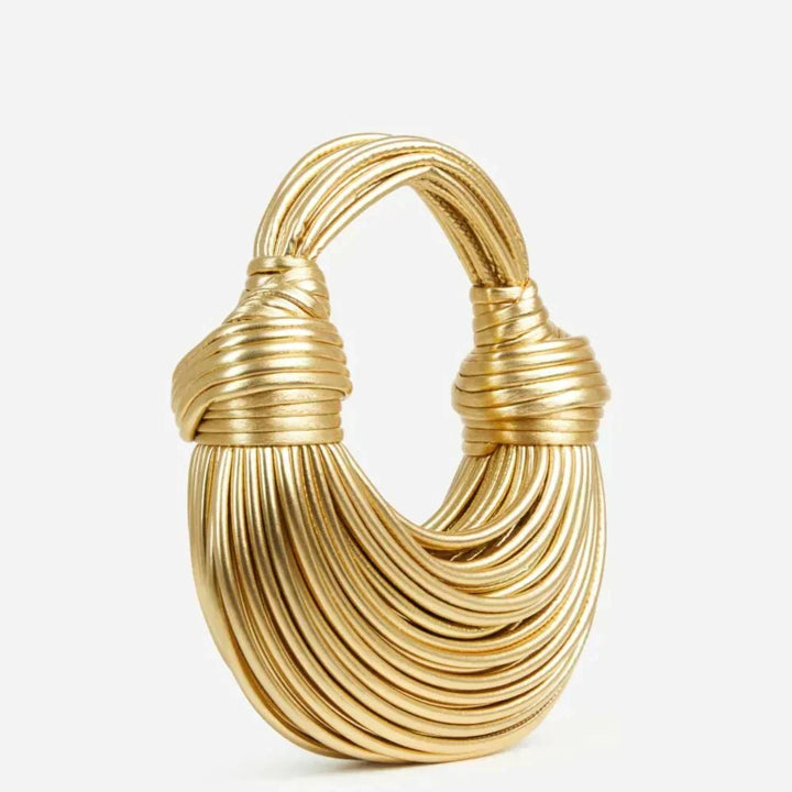 Modna stylowa damska węzłem torebka