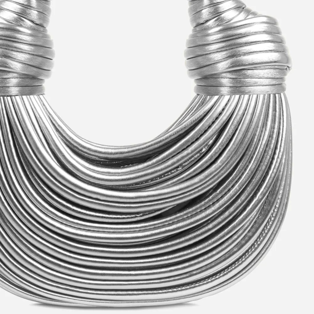 Modna stylowa damska węzłem torebka