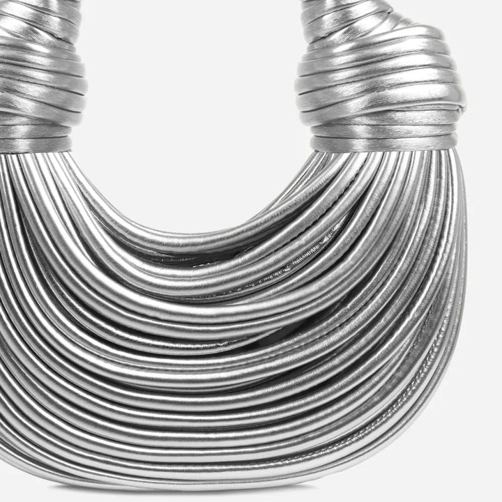 Modna stylowa damska węzłem torebka