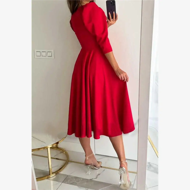 Elegancka suknia na wesele ślubna dla kobiet Midi