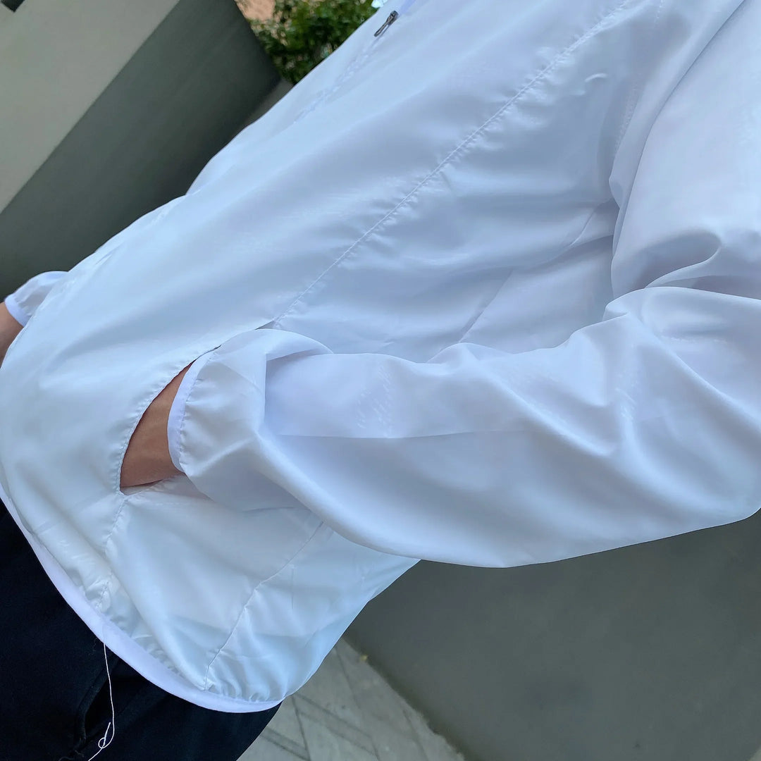 Męska Lekka Kurtka Przeciwdeszczowa Outdoorowa