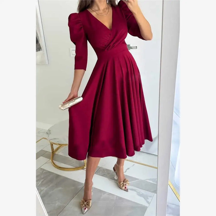 Elegancka suknia na wesele ślubna dla kobiet Midi
