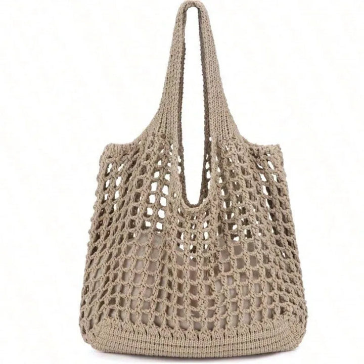 Tote torba z otwartym splotem w stylu boho