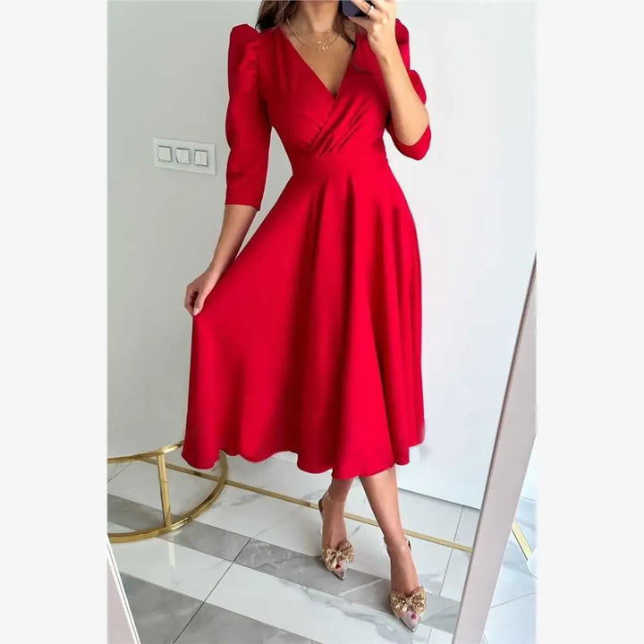 Elegancka suknia na wesele ślubna dla kobiet Midi