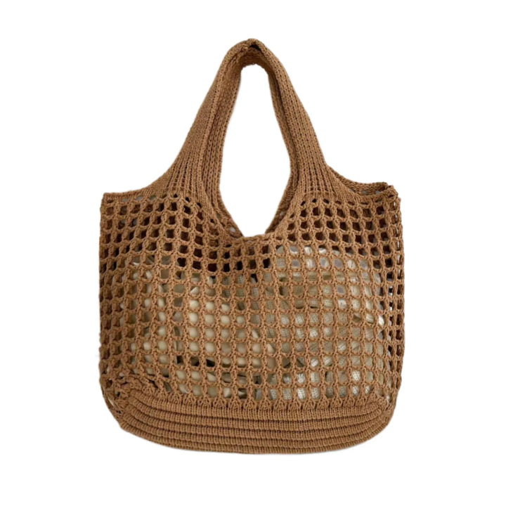 Tote torba z otwartym splotem w stylu boho