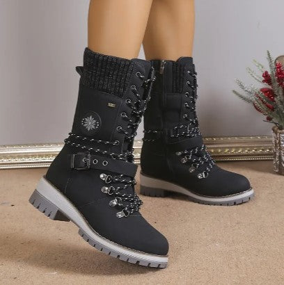 Damskie Buty Zimowe Ocieplane Wygodne