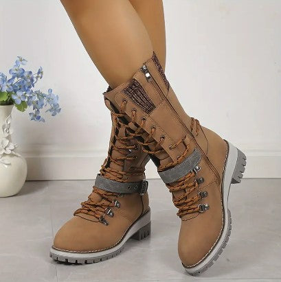 Damskie Buty Zimowe Ocieplane Wygodne