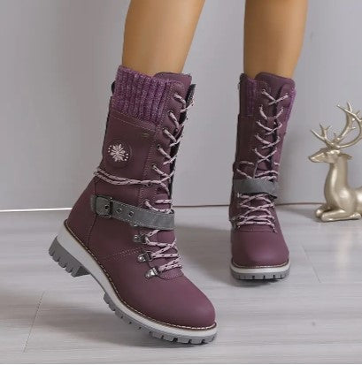 Damskie Buty Zimowe Ocieplane Wygodne