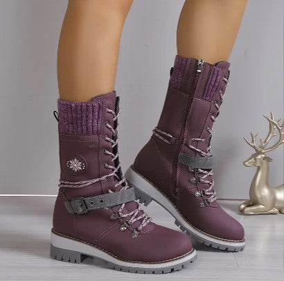 Damskie Buty Zimowe Ocieplane Wygodne