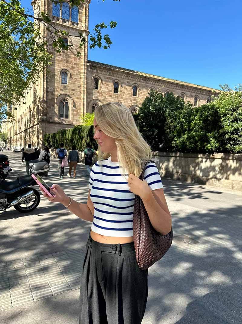 Modna duża pleciona torebka na ramię dla kobiet