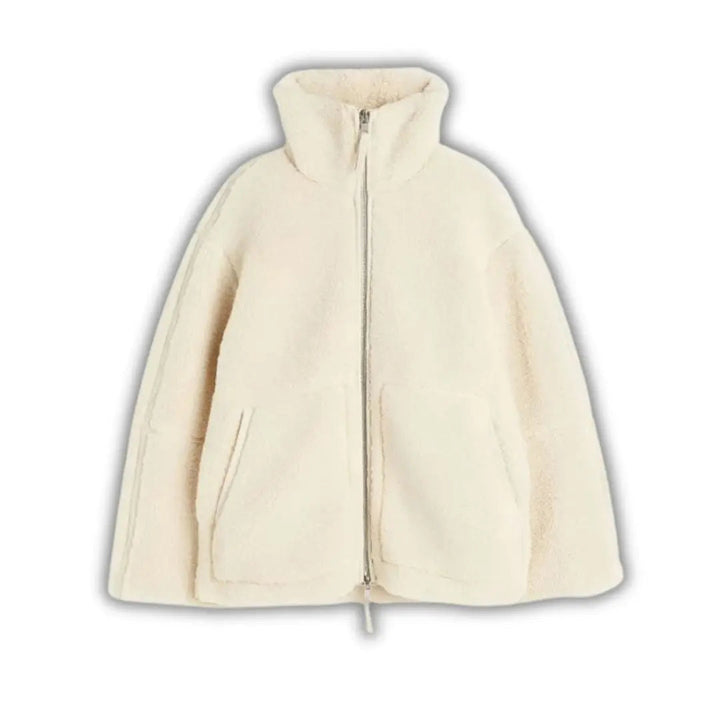 Damska kurtka zimowa z ociepleniem i kieszeniami