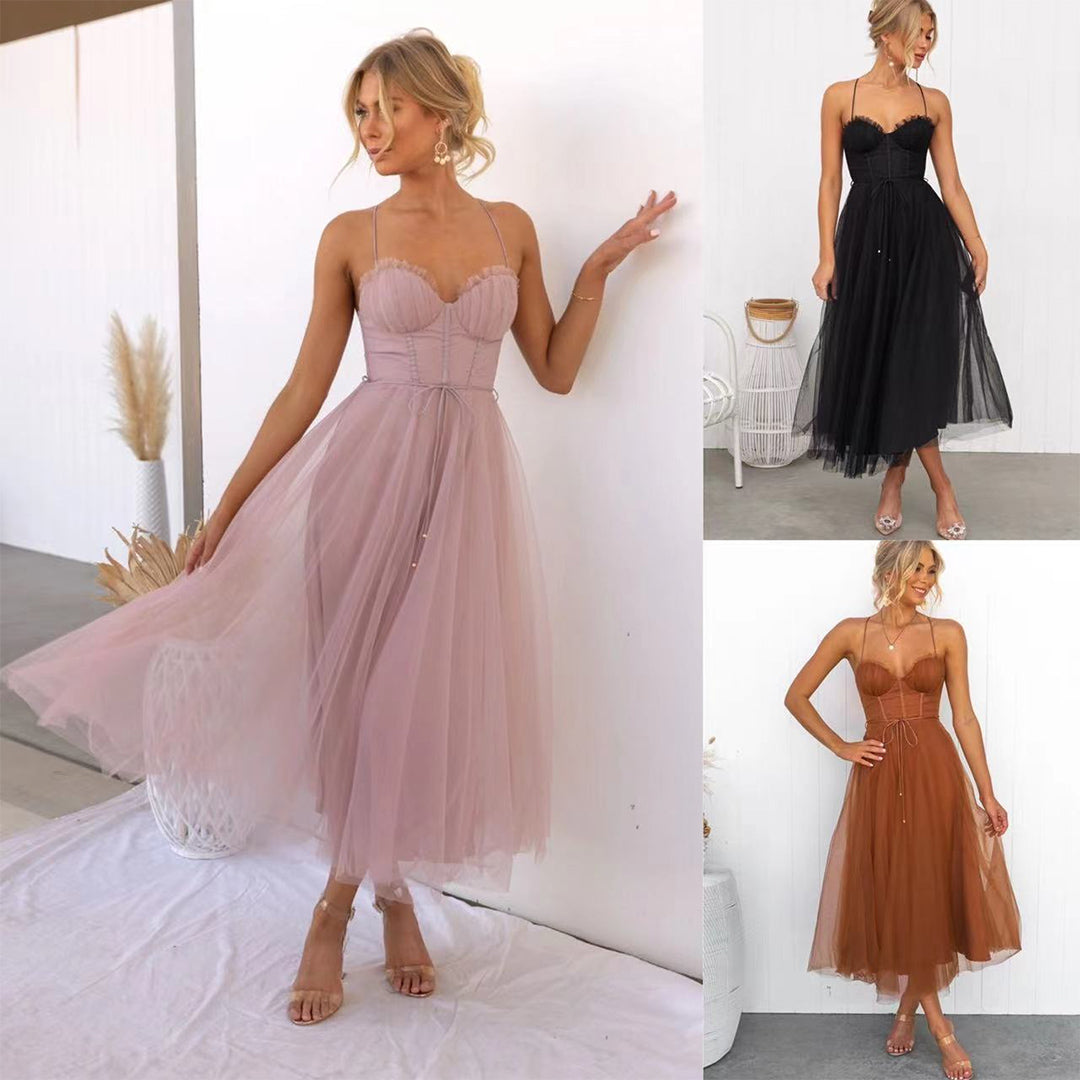 Damska elegancka sukienka koktajlowa | Midi