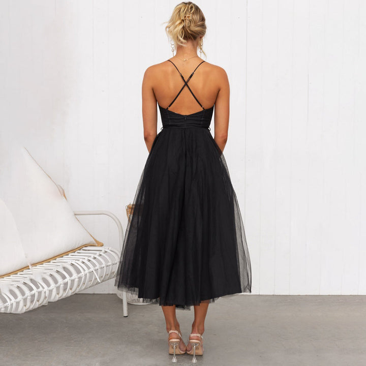Damska elegancka sukienka koktajlowa | Midi