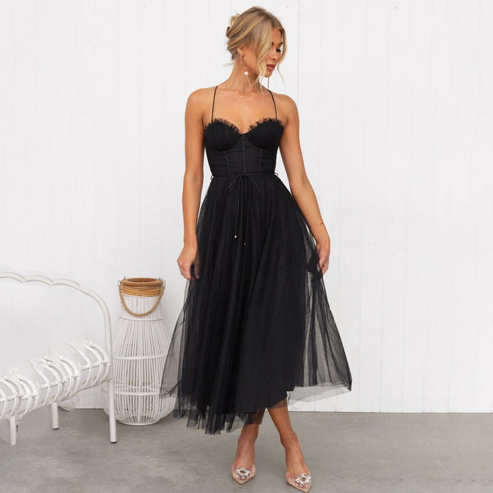 Damska elegancka sukienka koktajlowa | Midi