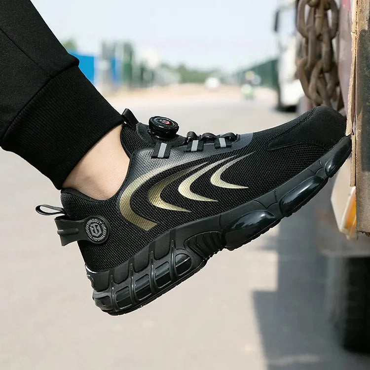 Męskie Bezpieczne Buty Sportowe Antypoślizgowe