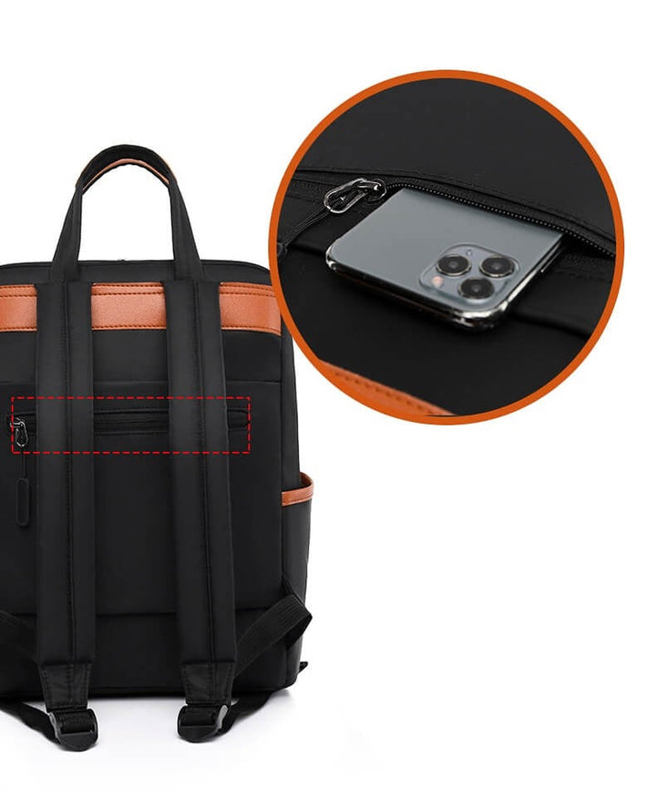 Smukły nowoczesny plecak antykradzieżowy do codziennych podróży