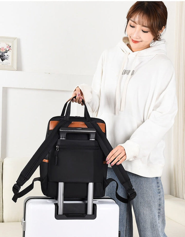 Smukły nowoczesny plecak antykradzieżowy do codziennych podróży