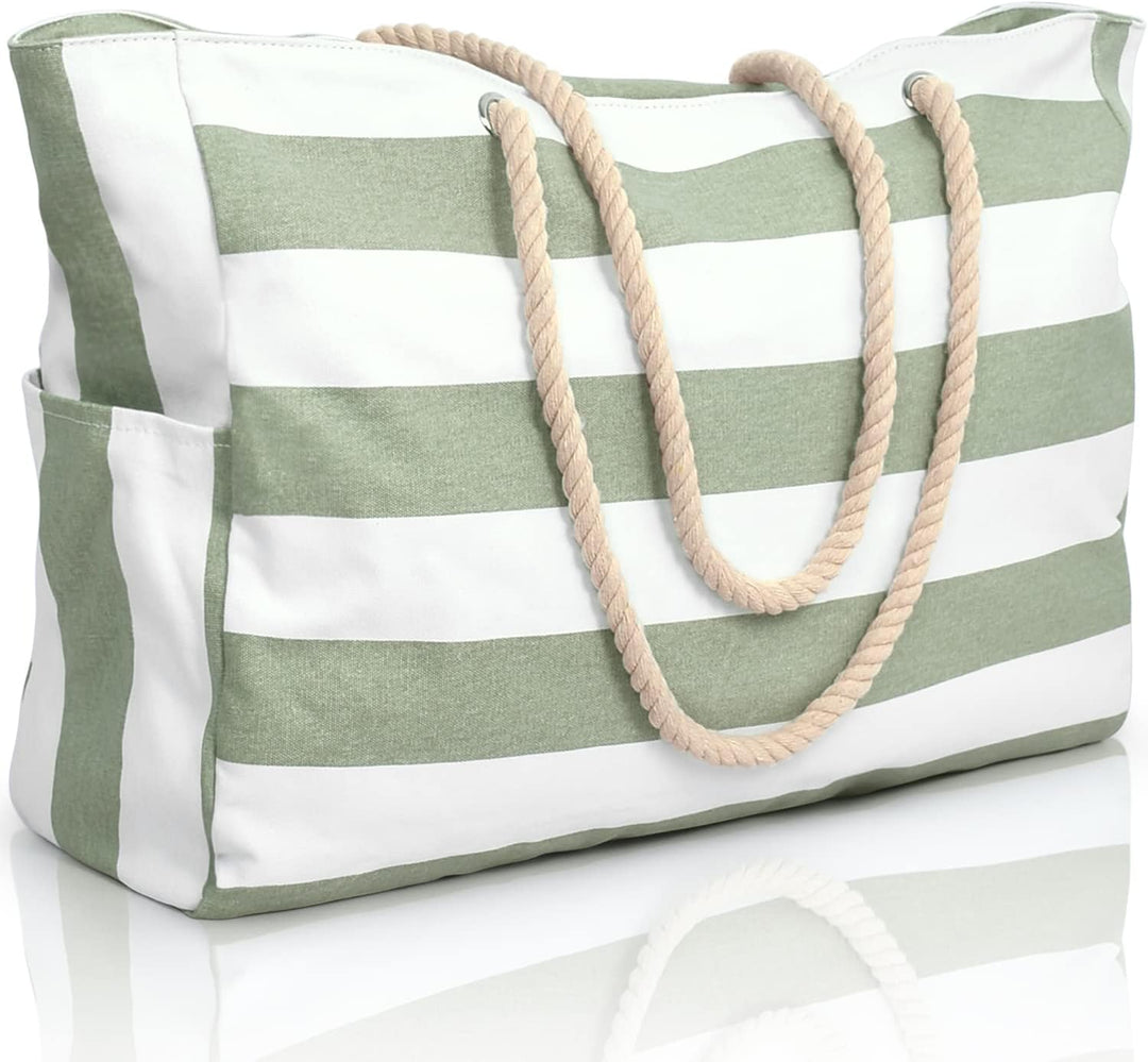 Wodoodporna i piaskoodporna duża tote torba plażowa