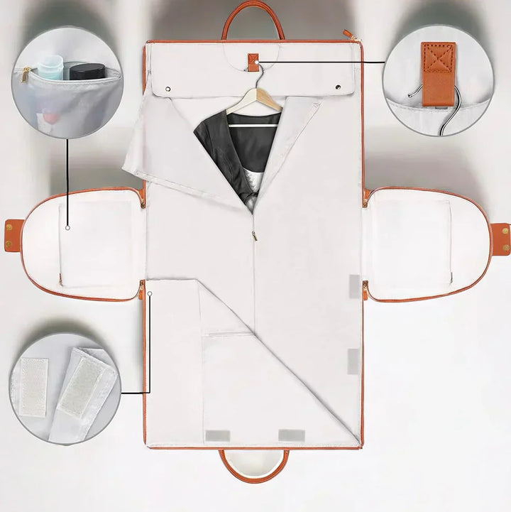 Sprytna kompaktowa torba podróżna z organizerem