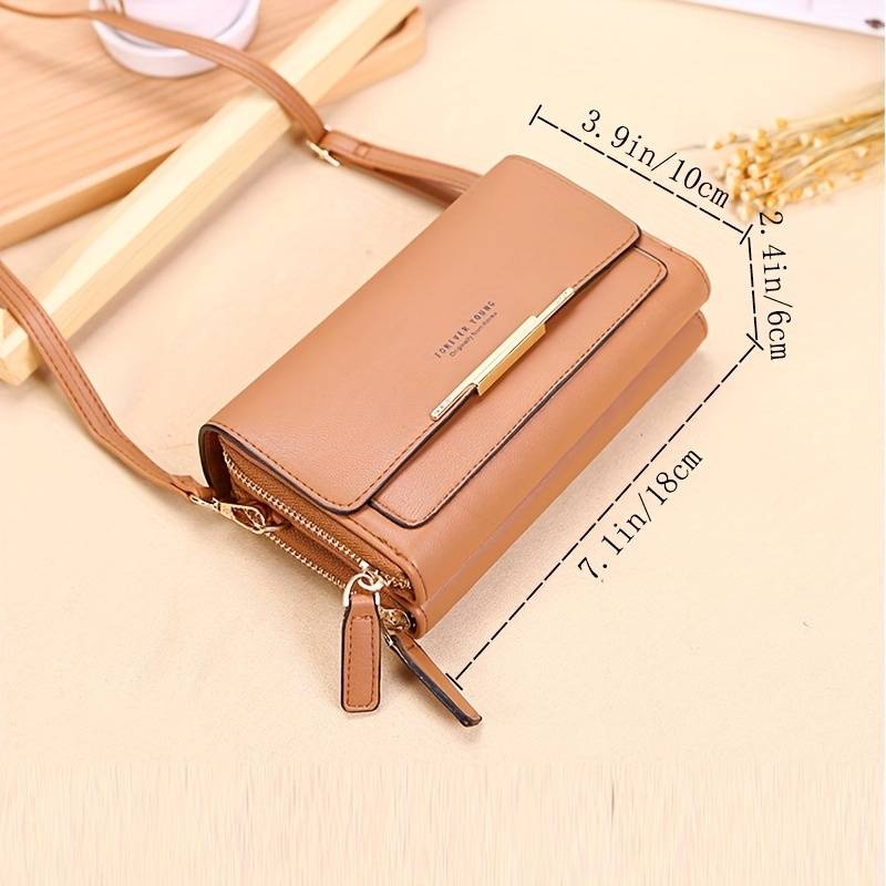 Damska kompaktowa torebka wielokieszeniowa