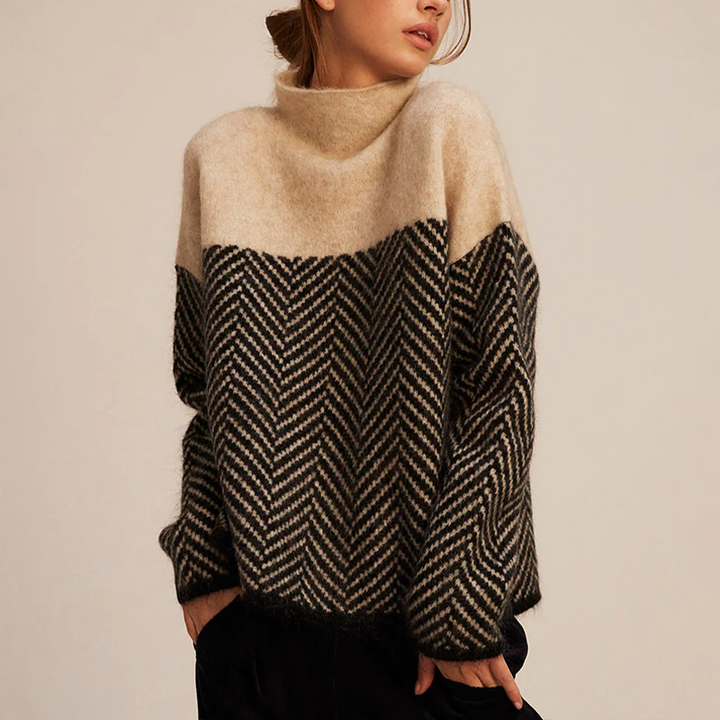 Damskie Swetry z Golfem | Oversize