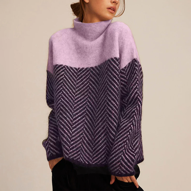 Damskie Swetry z Golfem | Oversize