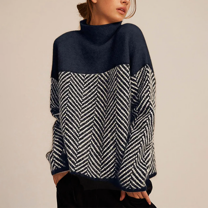 Damskie Swetry z Golfem | Oversize