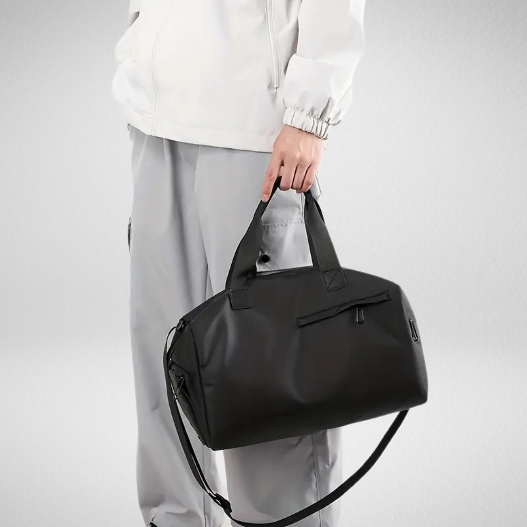 Duża wodoodporna torba sportowa z przegrodą na buty