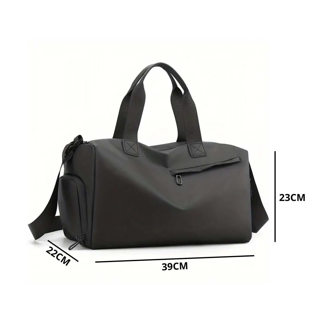 Duża wodoodporna torba sportowa z przegrodą na buty