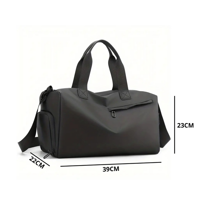 Duża wodoodporna torba sportowa z przegrodą na buty