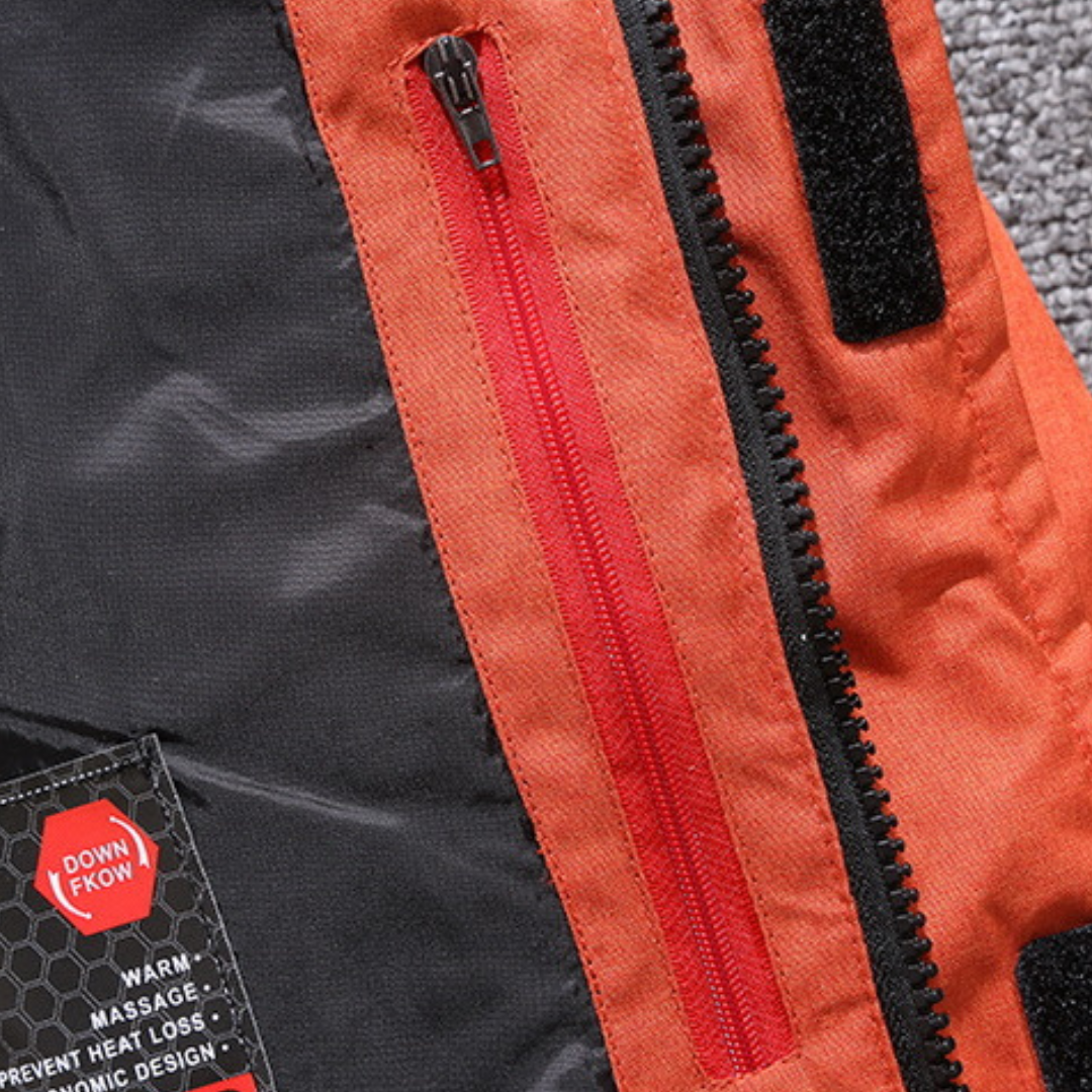 Męska Parka Zimowa Wiatroszczelna