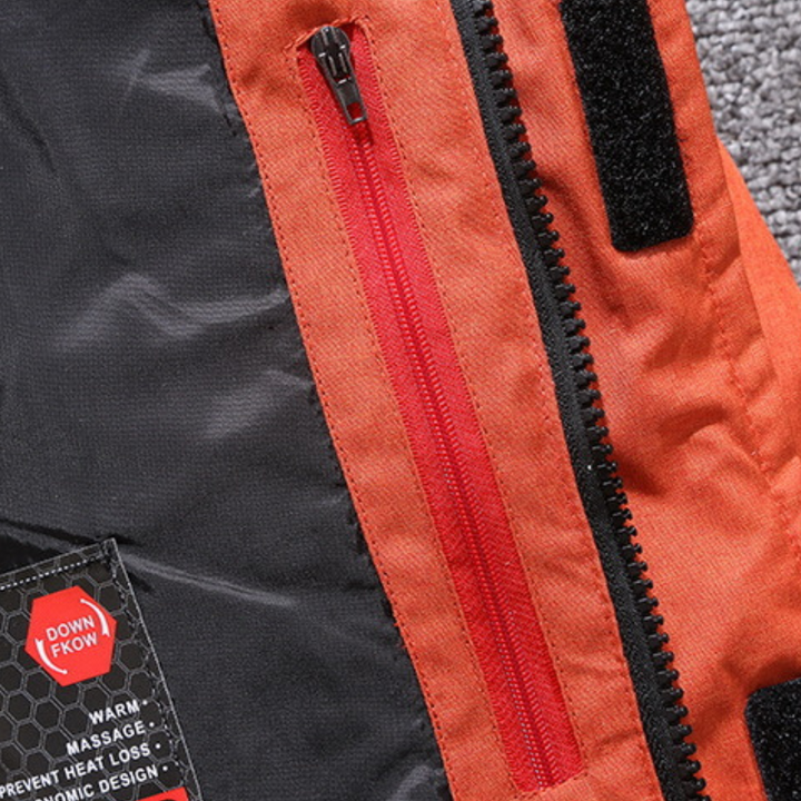 Męska Parka Zimowa Wiatroszczelna