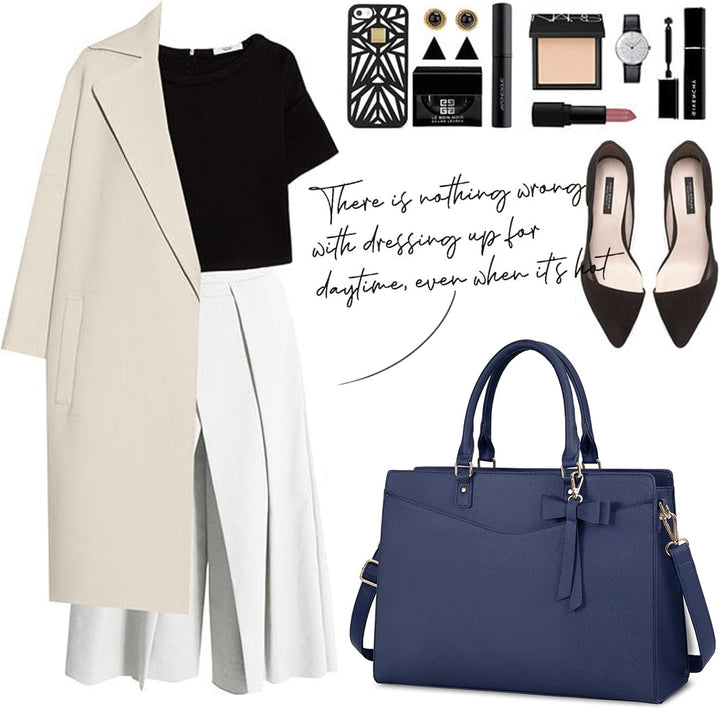 Damska wodoodporna torba laptopa z kieszeniami