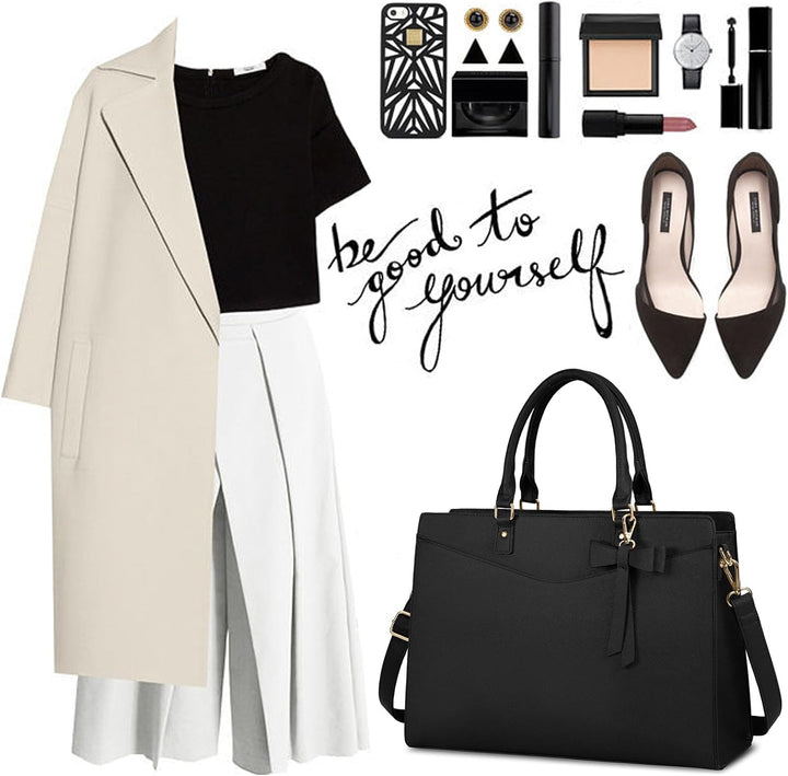 Damska wodoodporna torba laptopa z kieszeniami