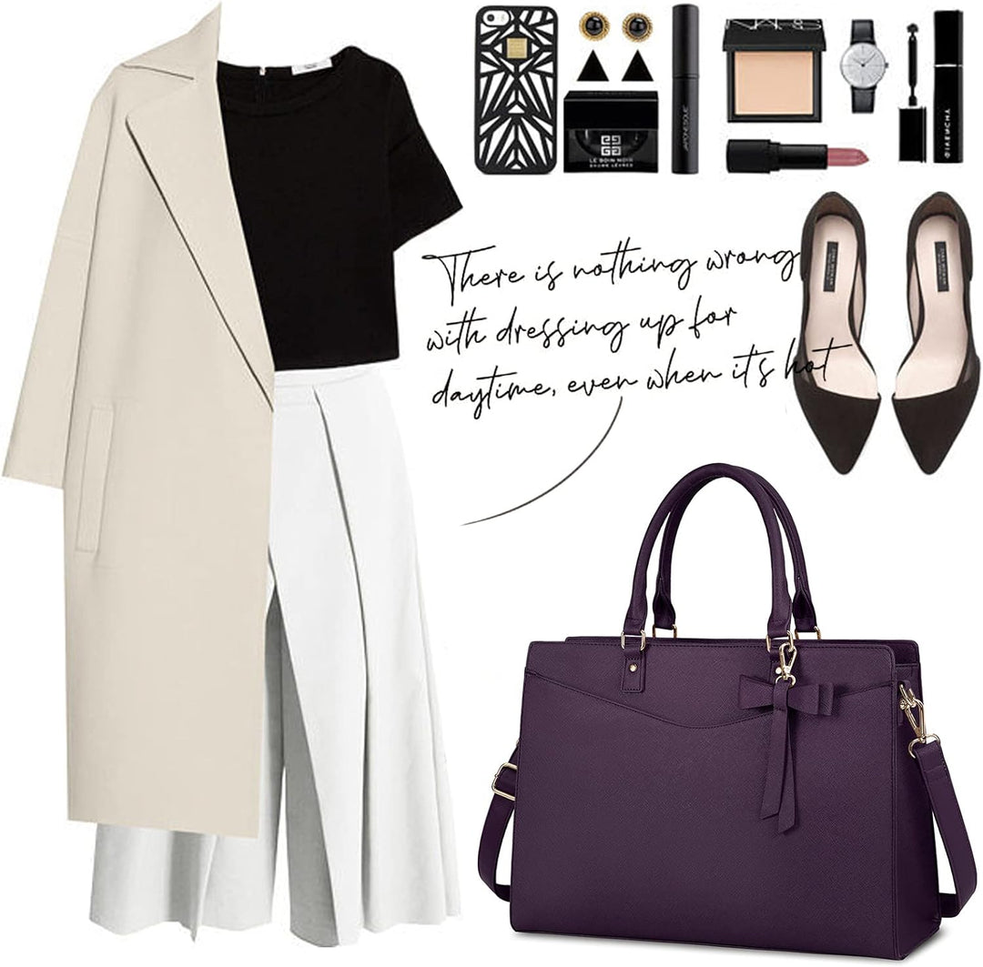 Damska wodoodporna torba laptopa z kieszeniami