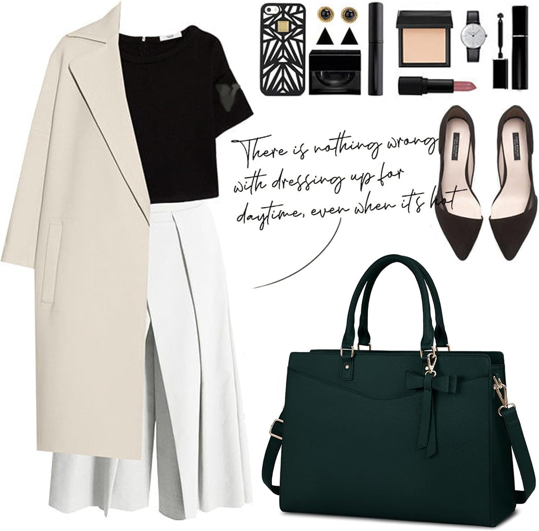 Damska wodoodporna torba laptopa z kieszeniami