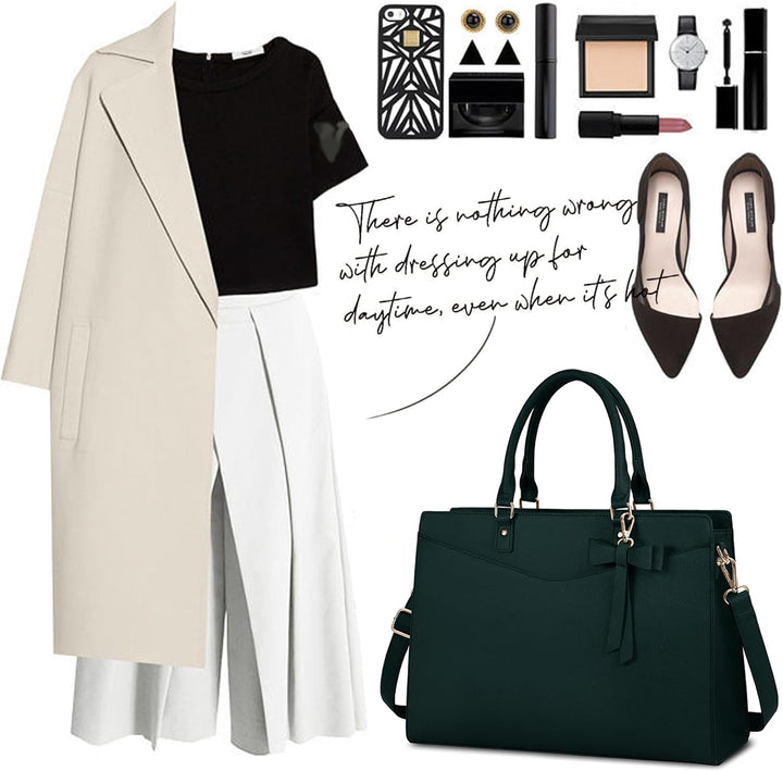 Damska wodoodporna torba laptopa z kieszeniami