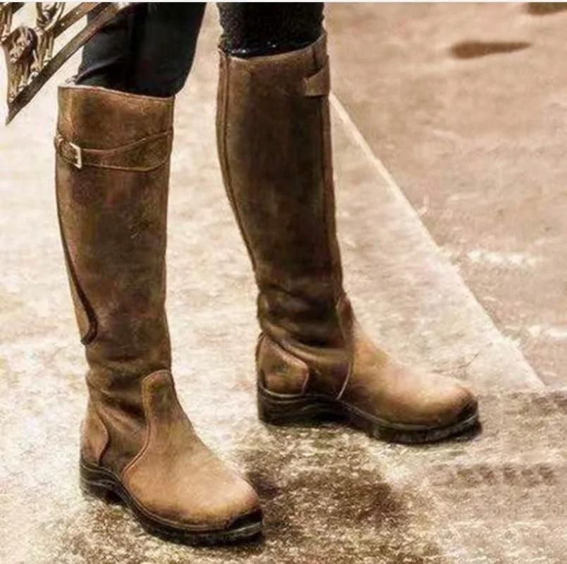 Damskie Ochronne Buty Zimowe Wysokie Antypoślizgowe