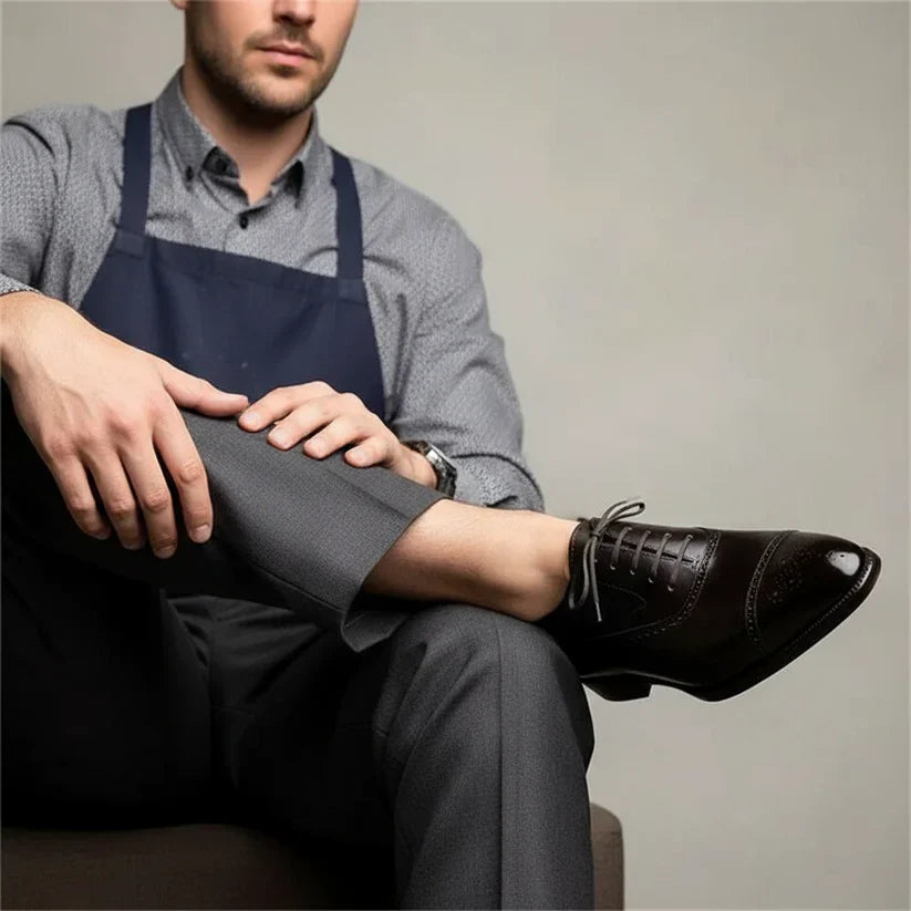 Męskie nowoczesne Brogue buty wizytowe